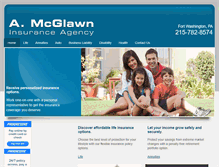 Tablet Screenshot of mcglawninsurance.com